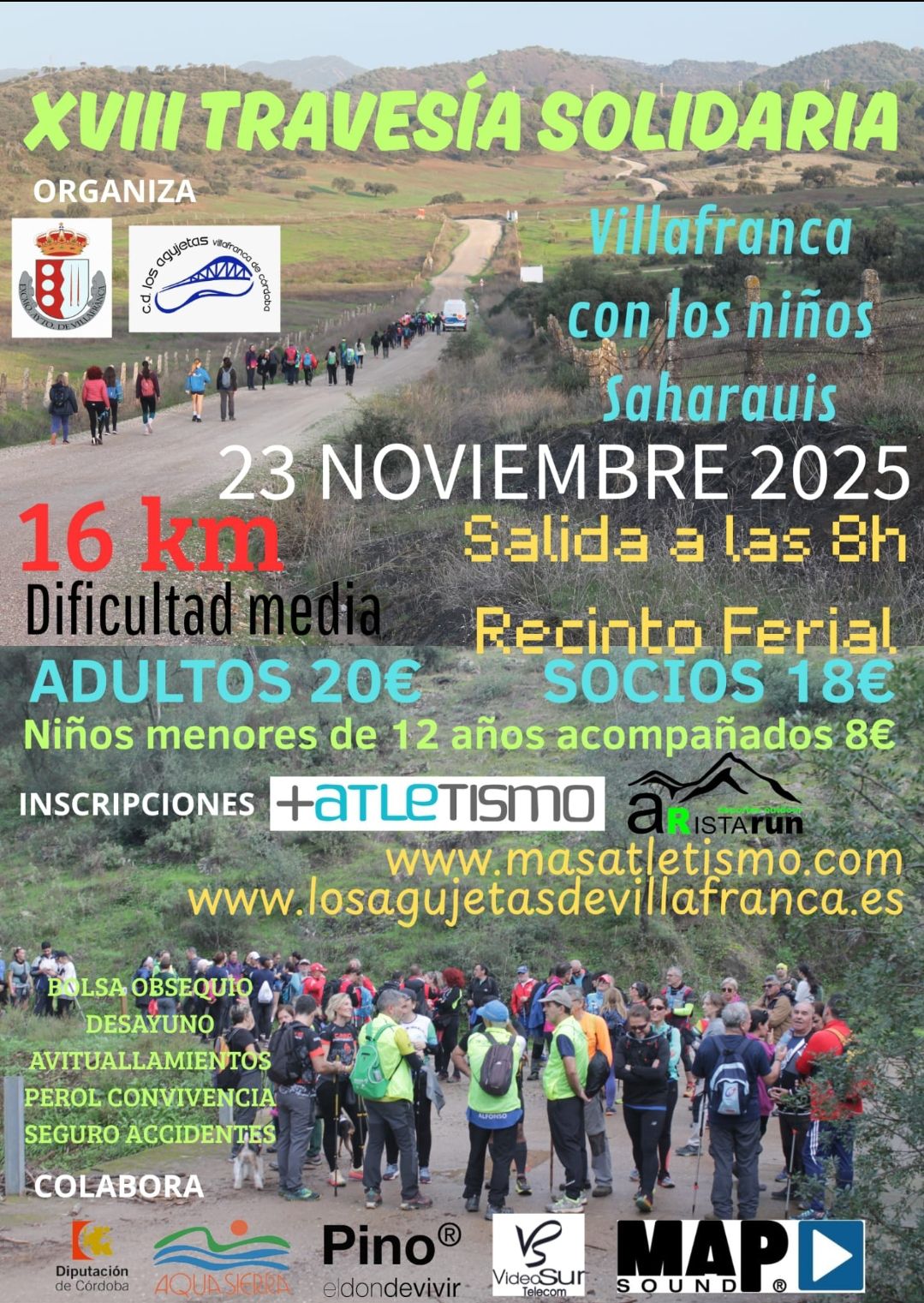 Travesía Solidaria Villafranca con los Niñosas Saharauis