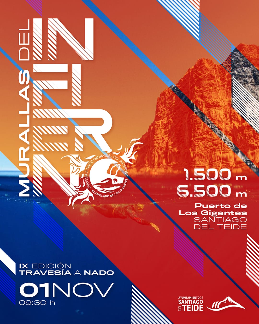 Travesía a nado Murallas del Infierno