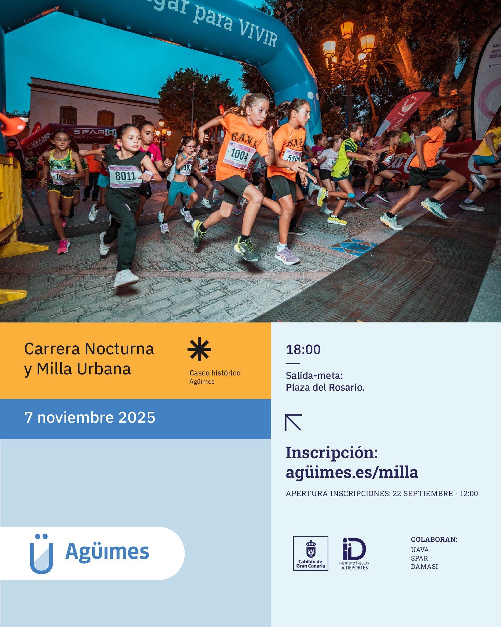 Milla Urbana y Carrera Nocturna Agüimes
