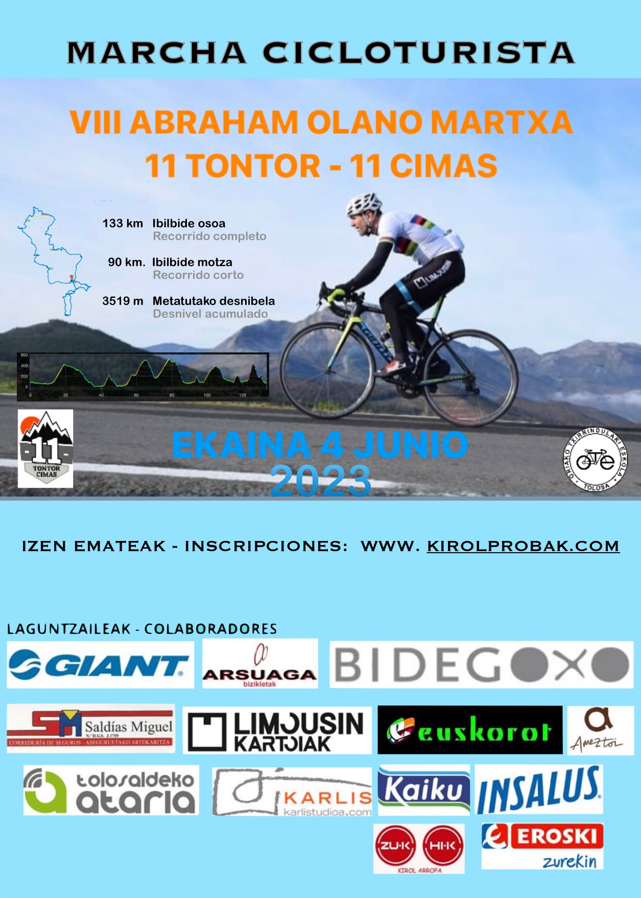 Abraham Olano Martxa – 11 Tontor – 11 Cimas