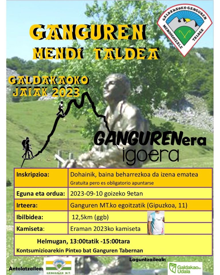 Igoera Herrikoia Ganguren – Subida Popular a Ganguren