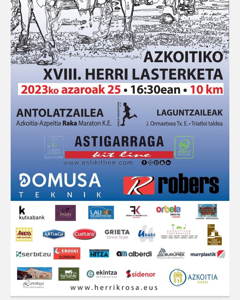 Media Maratón AzkoituAzpeitia Maratoi Erdia