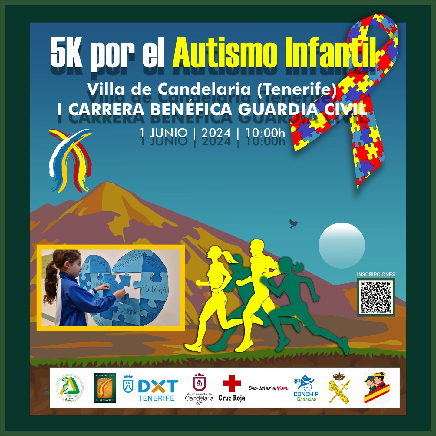 Carrera Benéfica Guardia Civil – 5k por el Autismo Infantil
