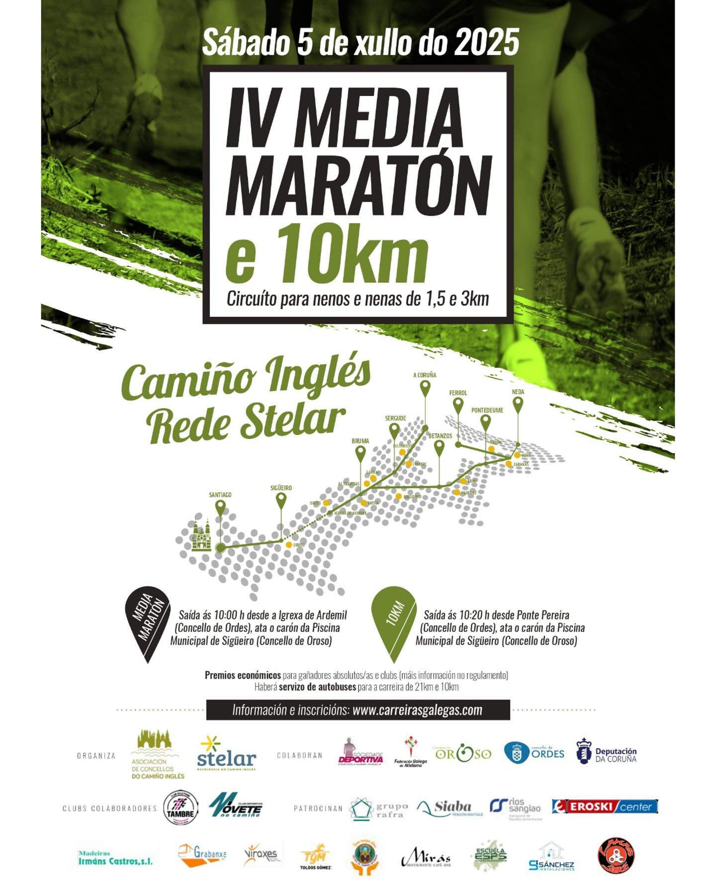 Media Maraton e 10k Camino Ingles – Rede Stelar
