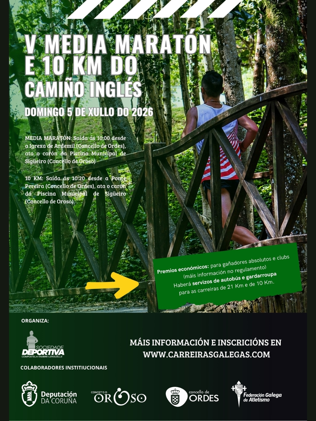 Media Maraton e 10k Camino Ingles