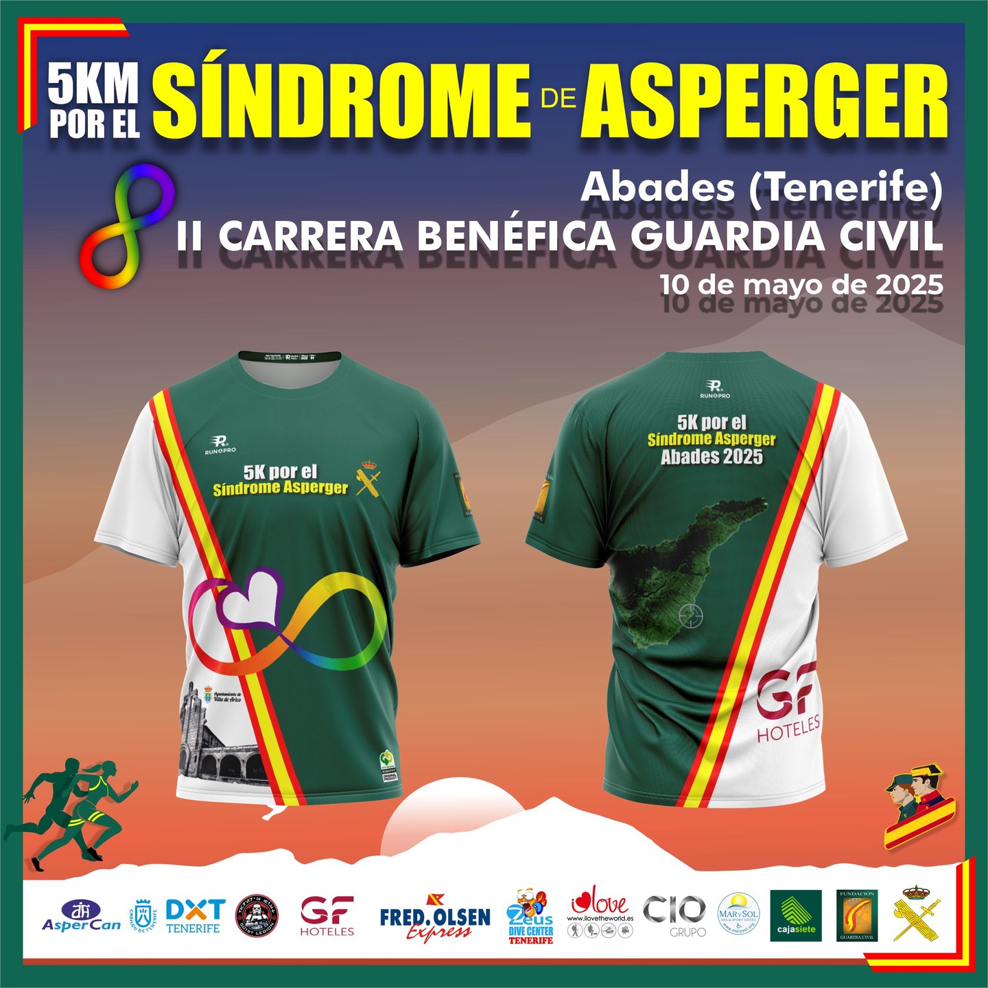Carrera Benéfica Guardia Civil – 5k por el Síndrome de Asperger