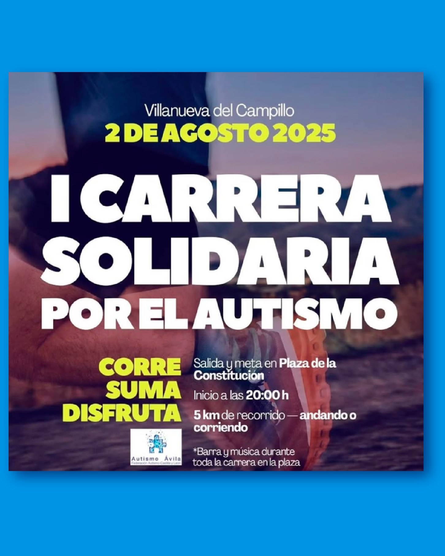 Carrera Solidaria por el Autismo Vilanueva del Campillo