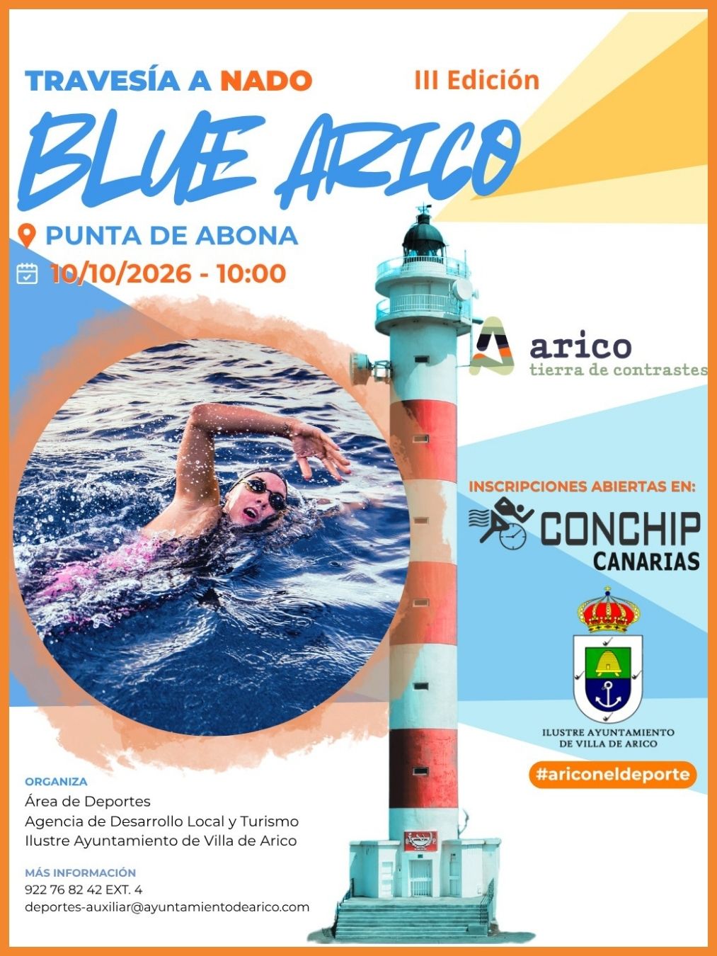 Travesía a nado Blue Arico