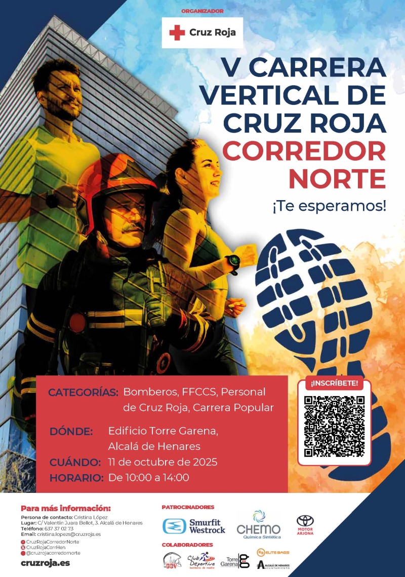 Carrera Vertical Torregarena, Cruz Roja Corredor Norte