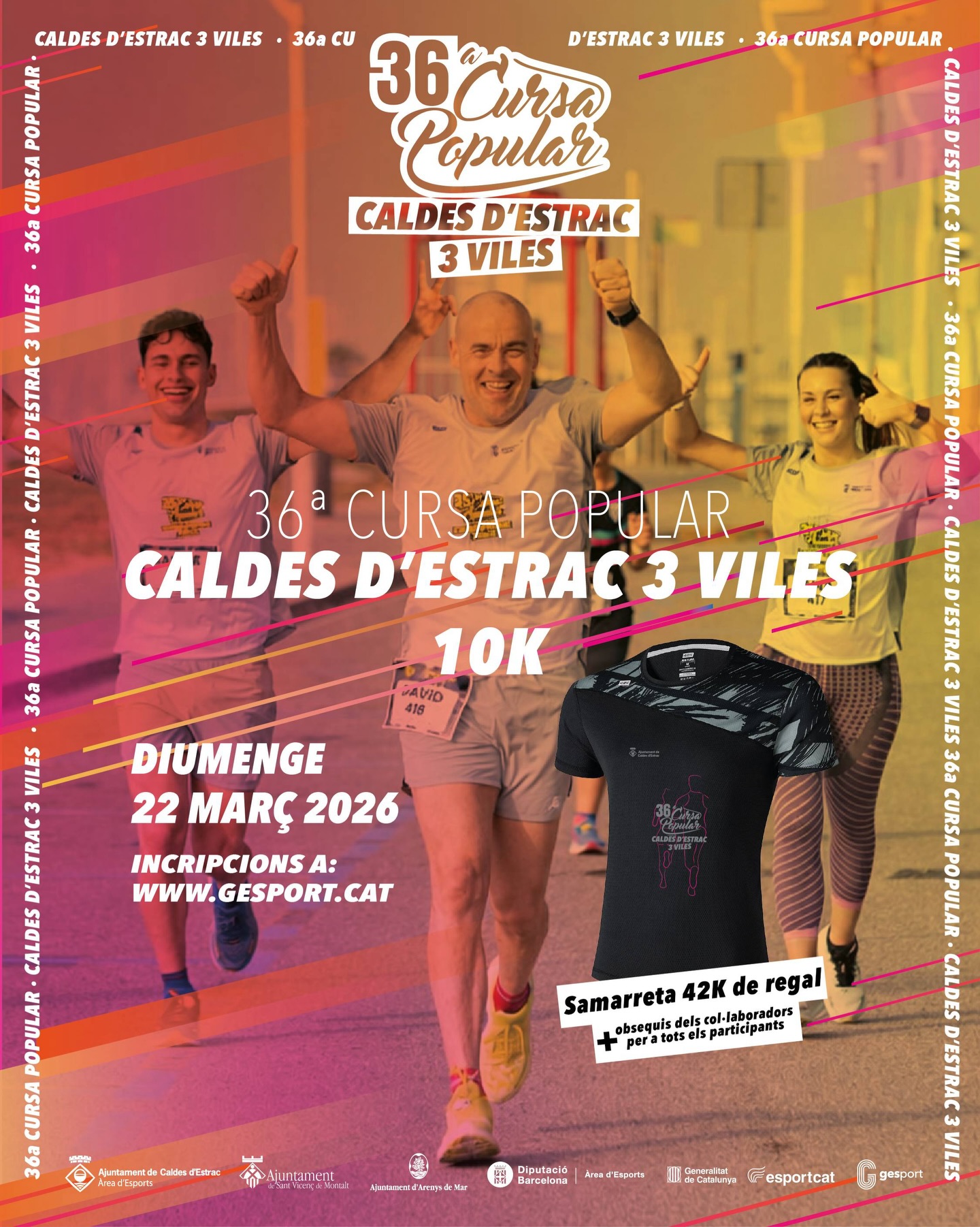 Cursa Popular Caldes D’Estrac 3 Viles 10k