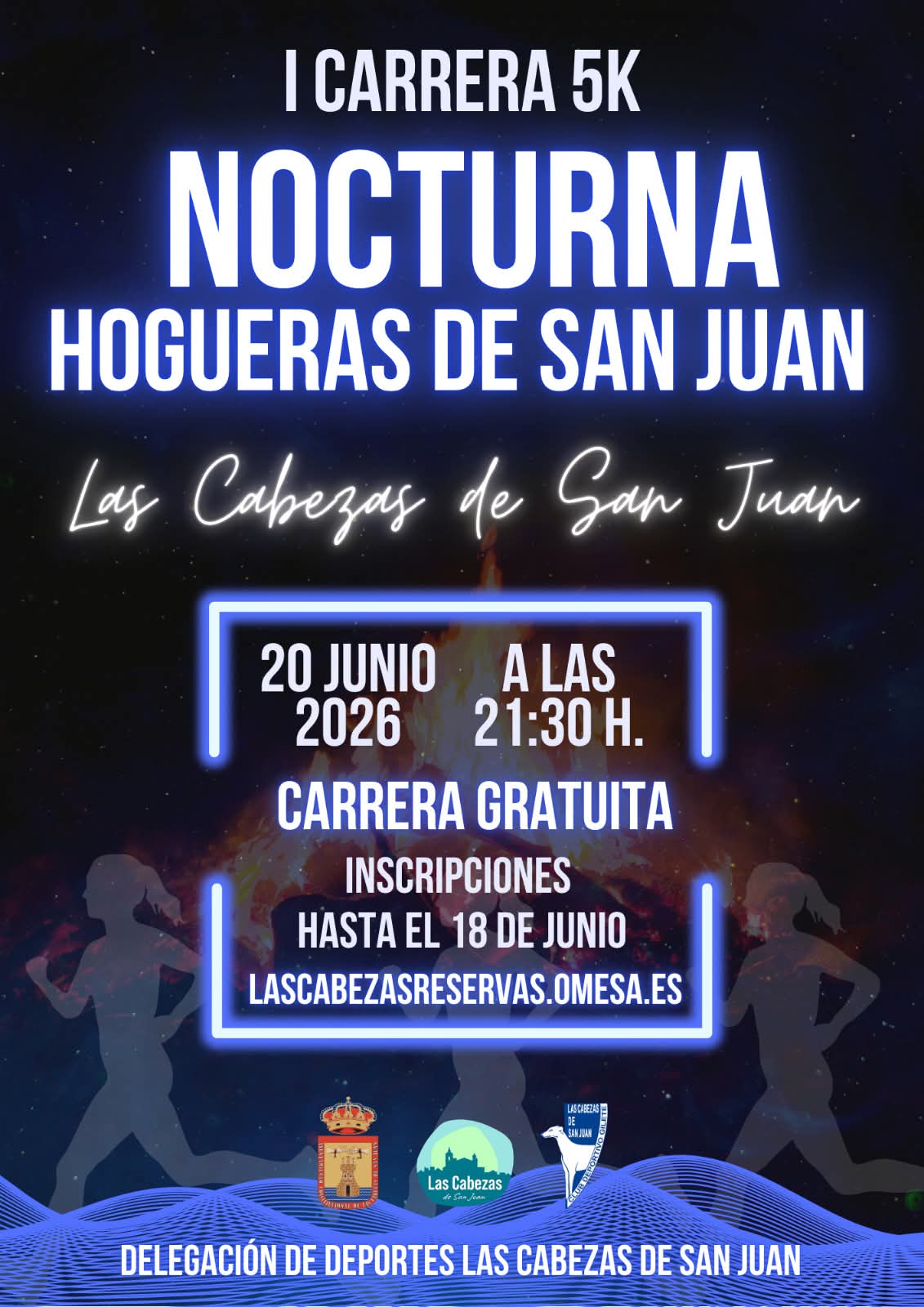 Carrera 5k Nocturna Hogueras de San Juan Las Cabezas de San Juan