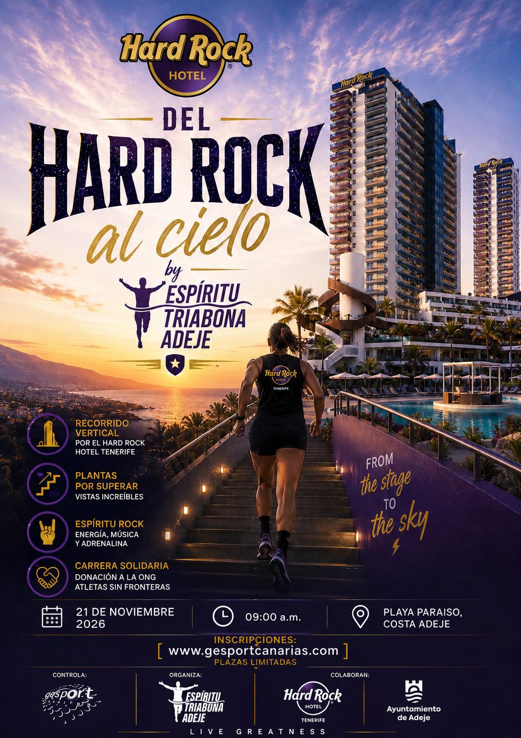 Vertical Escaleras Hard Rock Hotel