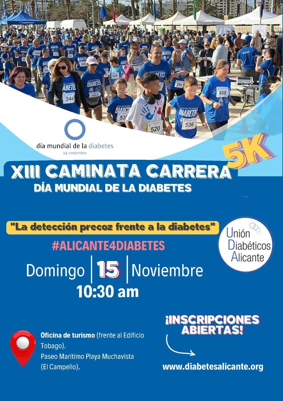 Caminata Carrera Día Mundial de la Diabetes